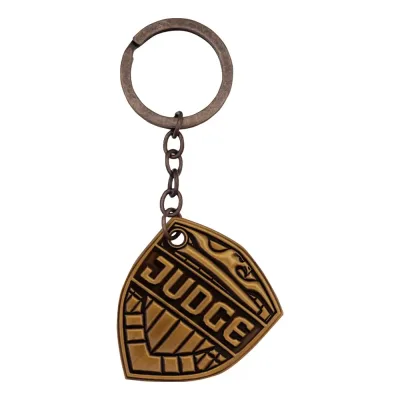 2000 AD Judge Dredd Badge Keyring