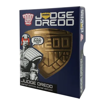 2000 AD Judge Dredd Badge Replica
