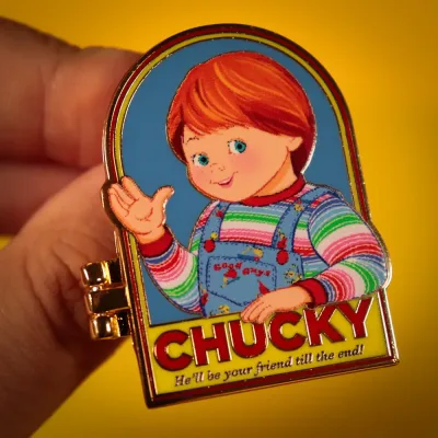 Chucky Limited Edition Hinged Pin Badge