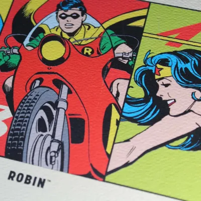 DC 90th Anniversary Heroes Art print