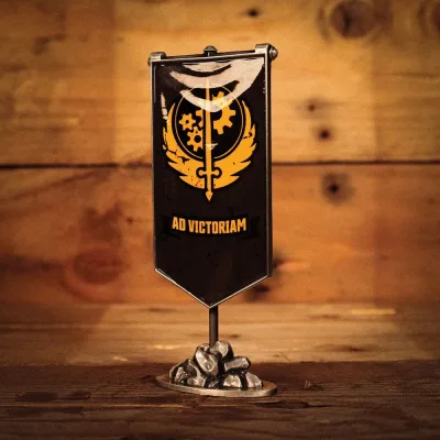 Fallout Limited Edition Brotherhood of Steel Metal Banner