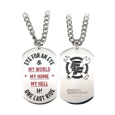 Fast & Furious Limited Edition Stainless Steel Dog Tag