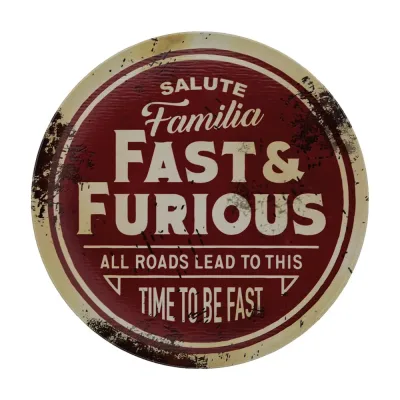 Fast & Furious Set of 4 Vintage Style Coasters