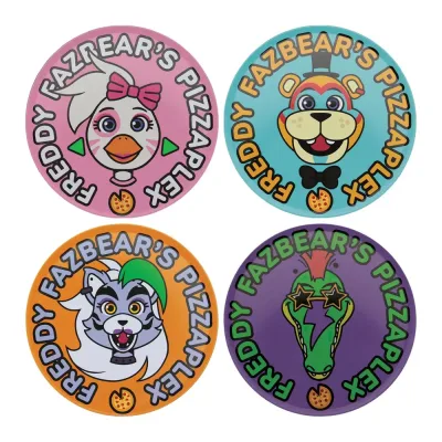 Five Nights at Freddy's Printed Metal Drinks Coasters