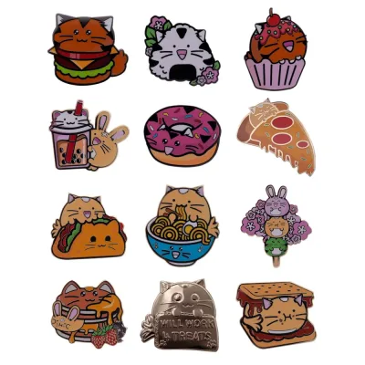 Fuzzballs Mystery Pin Badge CDU Containing 12 Blind Boxes