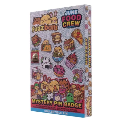 Fuzzballs Mystery Pin Badge CDU Containing 12 Blind Boxes