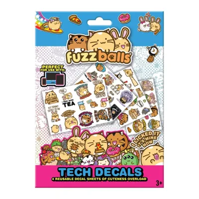 Fuzzballs Set of Tech Decal Stickers