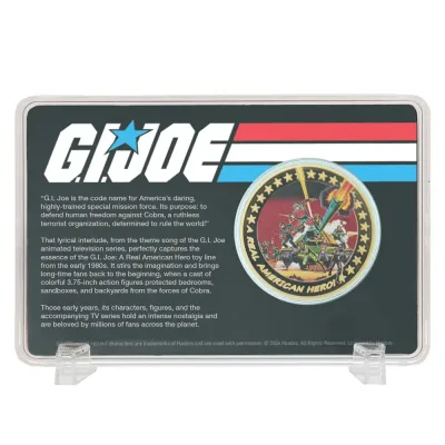 G.I. Joe: A Real American Hero 60th Anniversary 24k Gold Plated Coin