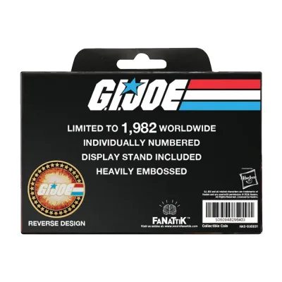 G.I. Joe: A Real American Hero 60th Anniversary 24k Gold Plated Coin
