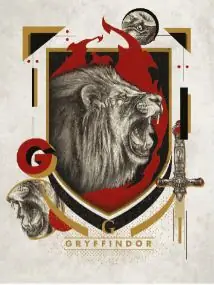 Harry Potter Limited Edition Gryffindor Art Print