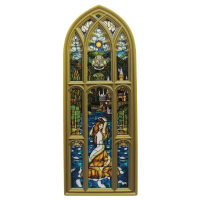 Harry Potter Mermaid Stained Glass Window Resin Plaque