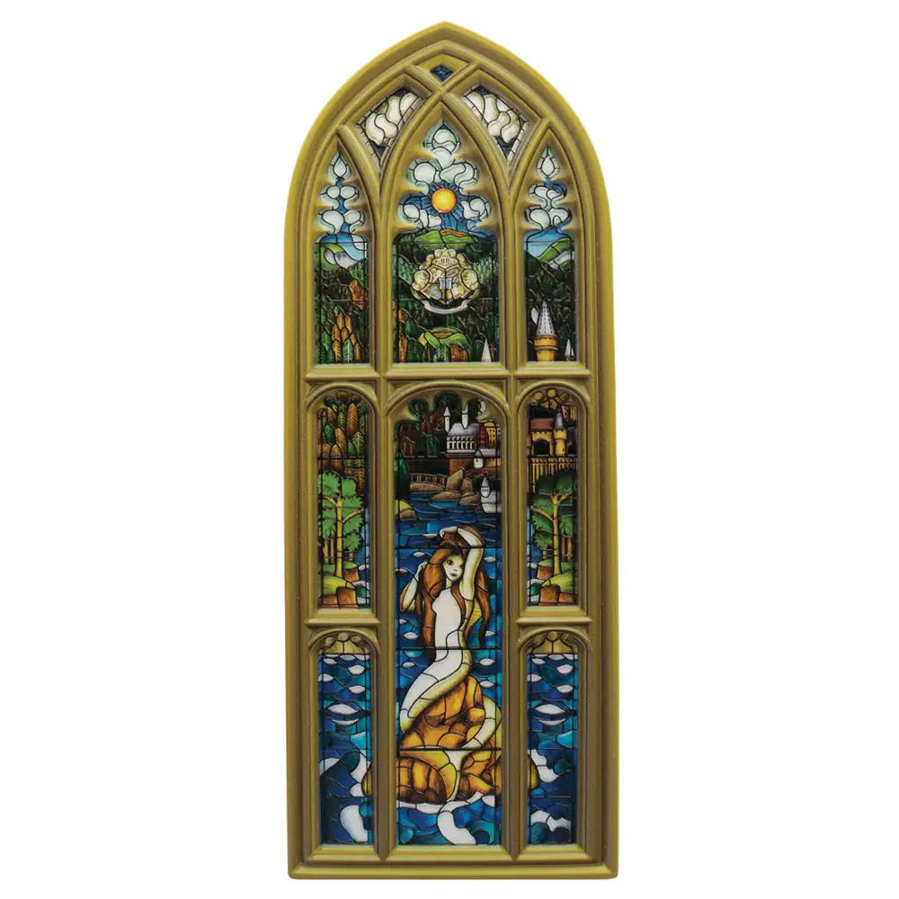 Harry Potter Mermaid Stained Glass Window Resin Plaque