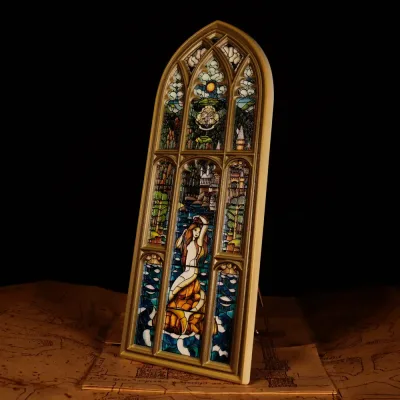 Harry Potter Mermaid Stained Glass Window Resin Plaque