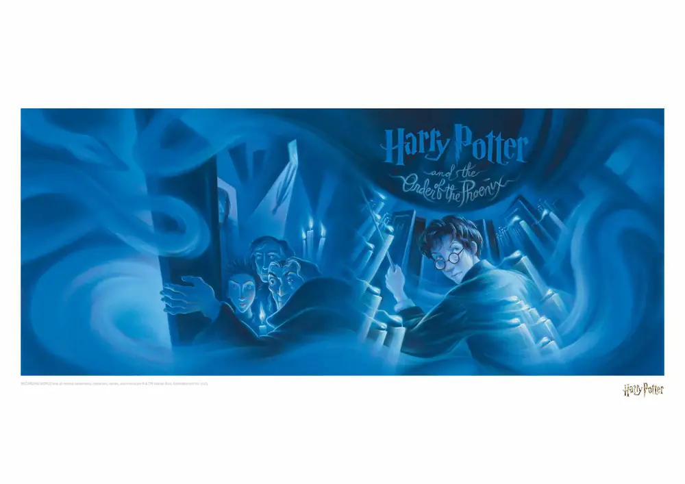 Harry Potter & the Order of the Phoenix Book Cover Artwork Limited Edition Art Print