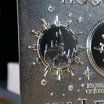 Harry Potter Limited Edition .999 Silver Plated Replica Yule Ball Ticket