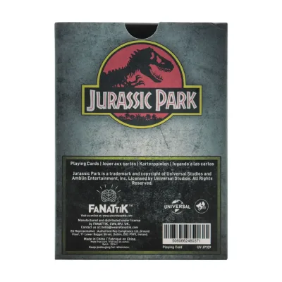 Jurassic Park Gift Shop Playing Cards CDU Containing 12 Packs