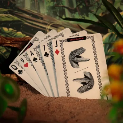 Jurassic Park Gift Shop Playing Cards CDU Containing 12 Packs