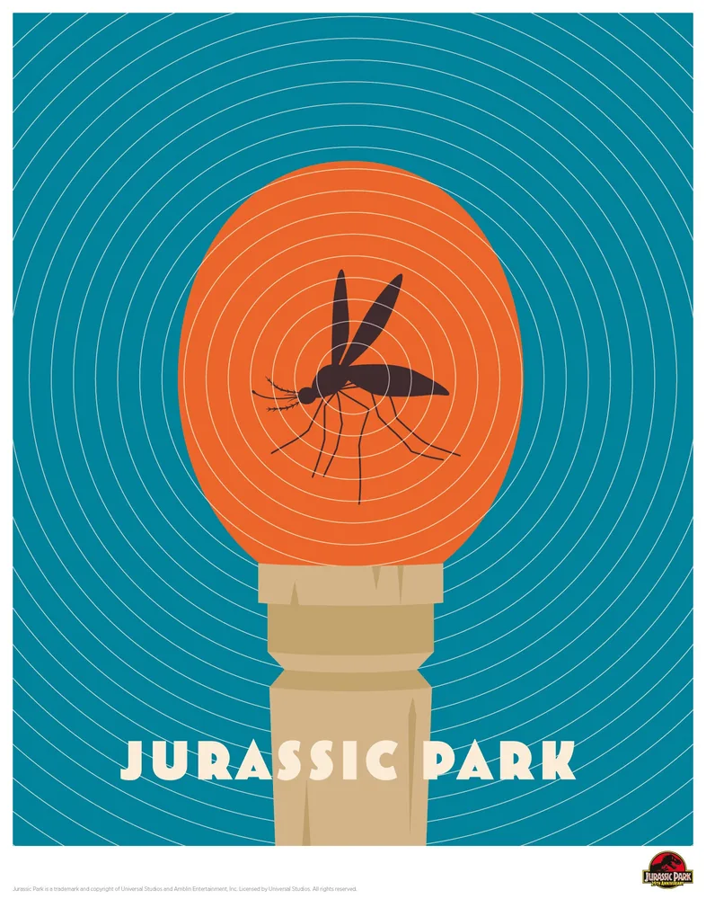 Jurassic Park Limited Edition Art Print - Mosquito In Amber