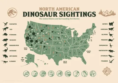 Jurassic World Limited Edition Art Print - Dinosaur Sightings