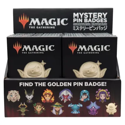 Magic: The Gathering Mystery Pins CDU of x12 Blind Boxes