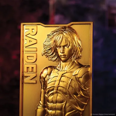 Metal Gear Solid 2 - 24k Gold Plated Raiden Ingot