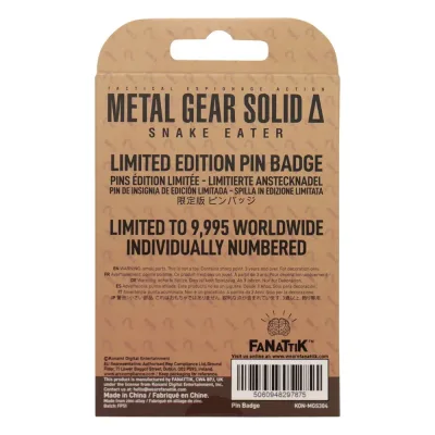 Metal Gear Solid Delta FOX Pin Badge