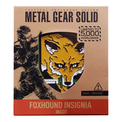 Metal Gear Solid FOXHOUND Insignia Limited Edition Ingot