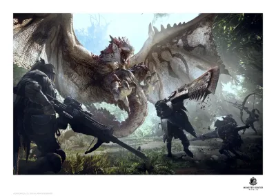 Monster Hunter Limited Edition Art Print - Monster Hunter Art