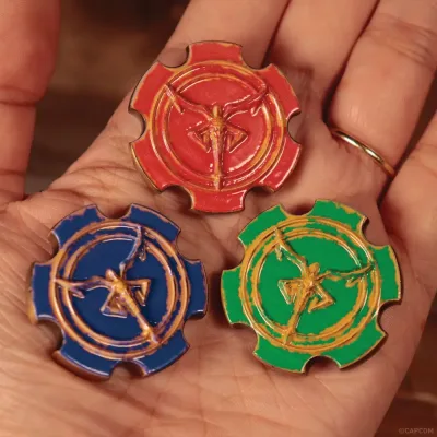 Resident Evil 4 Church Puzzle Medallion Set