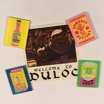 Shrek Set of Four Magnets