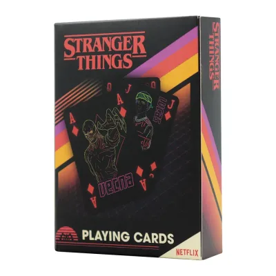 Stranger Things Playing Cards CDU Containing 12 Packs