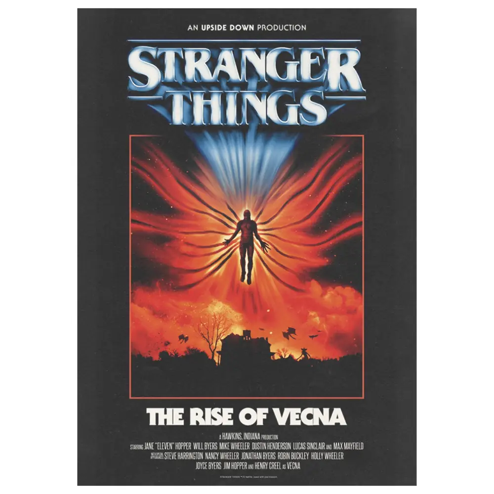 Stranger Things Rise of Vecna Limited Edition A3 Art Print