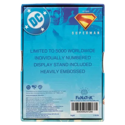 Superman 2025 Last Son of Krypton Ingot