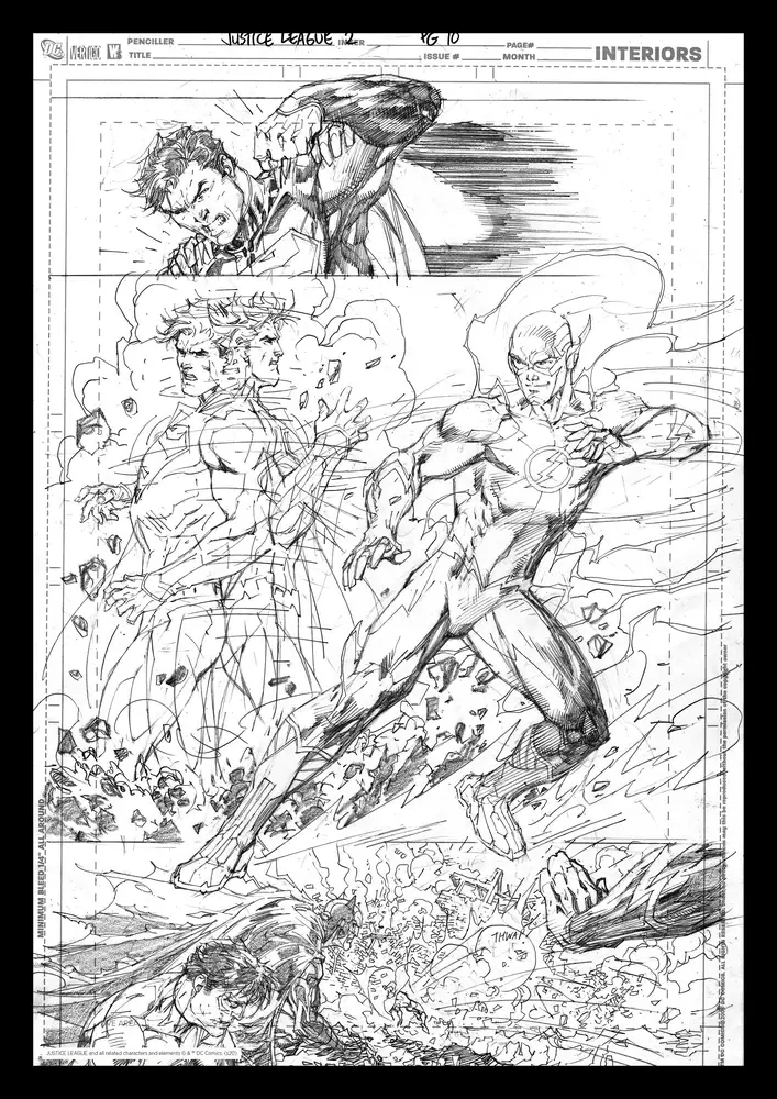 DC Comics Superman & Flash Limited Edition Art Print