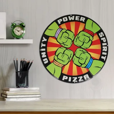 Teenage Mutant Ninja Turtles Pizza Power Tin Sign