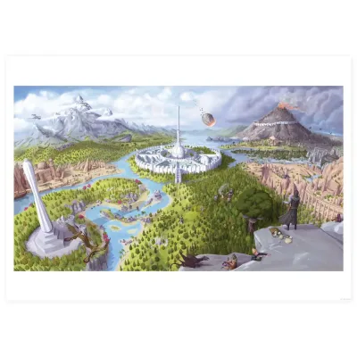The Elder Scrolls IV: Oblivion Imperial City Art Print