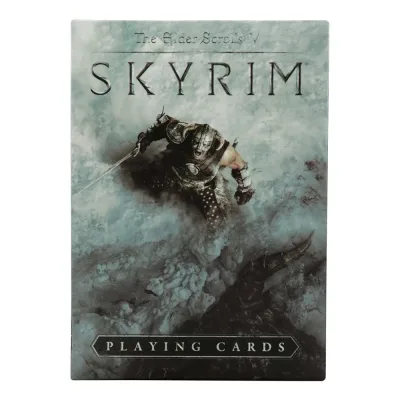 The Elder Scrolls Skyrim Playing Cards CDU Containing 12 Packs
