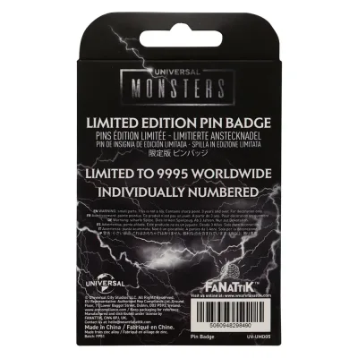 Universal Monsters Limited Edition Pin Badge