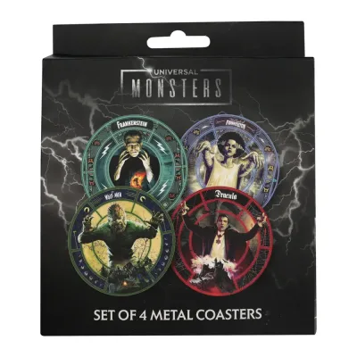 Universal Monsters Set of Four Printed Coasters