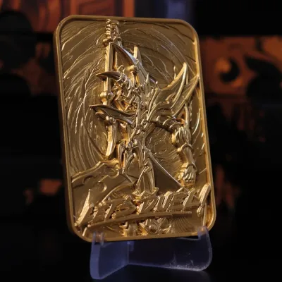 Yu-Gi-Oh! Limited Edition 24k Gold Plated Dark Paladin Metal Card