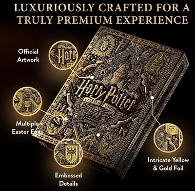 Harry Potter Playing Cards - Yellow Hufflepuff