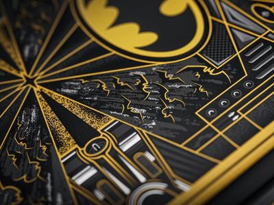 theory11 Batman 85th Anniversary Playing Cards, Premium Playing Cards, Poker Size Standard Index