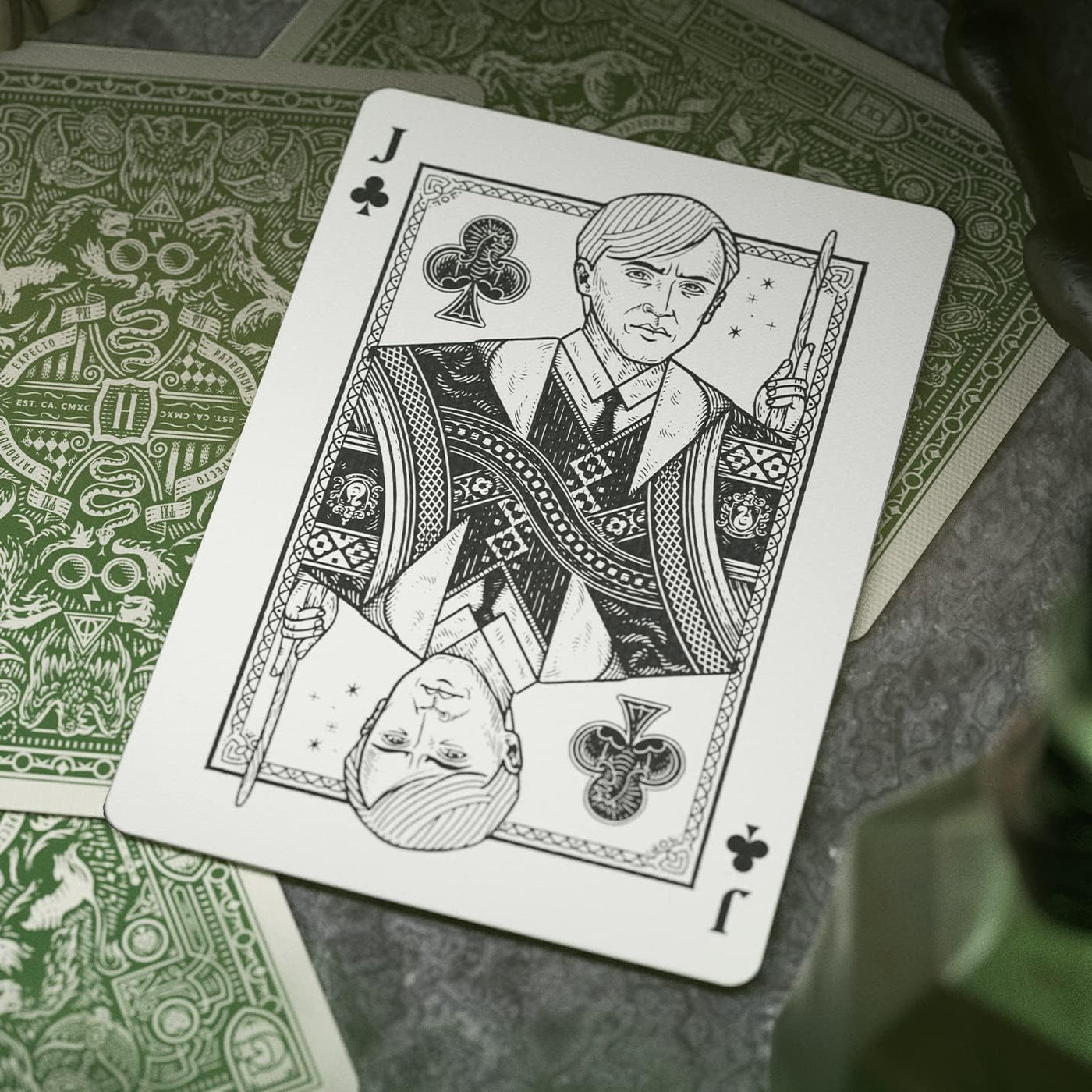 Harry Potter Playing Cards - Green Slytherin