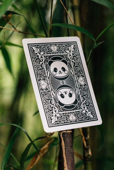 Panda Playing Cards
