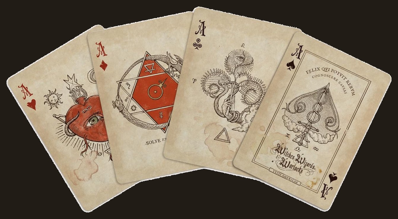 Wizards, Witches & Warlocks Playing Cards