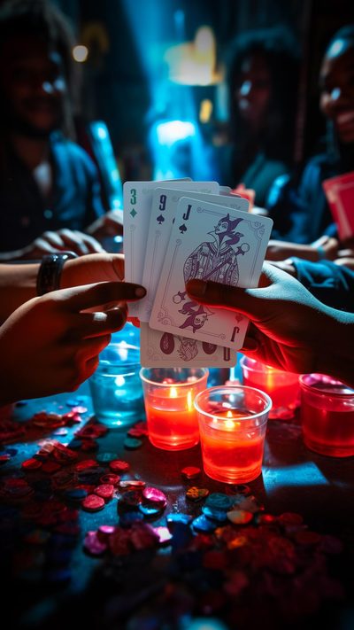 Villains Playing Cards