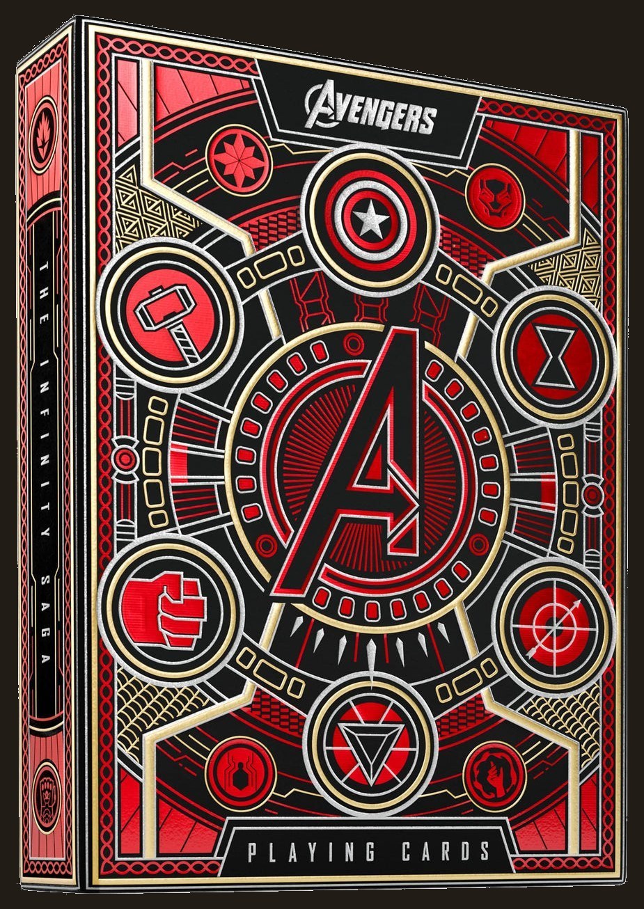 Avengers Playing Cards - Red