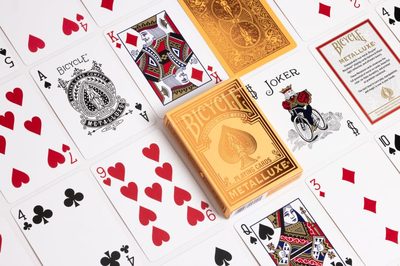 Metalluxe Playing Cards - Orange