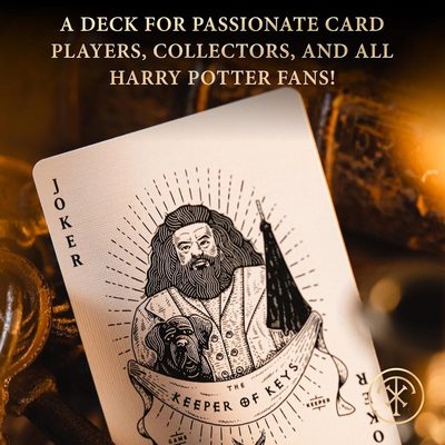Harry Potter Playing Cards - Yellow Hufflepuff