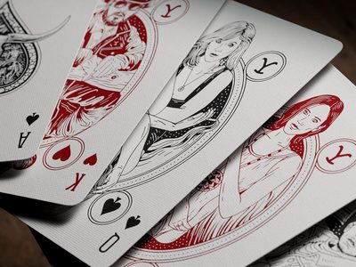 theory11 Yellowstone Premium Playing Cards, Poker Size Standard Index, Luxury Playing Cards